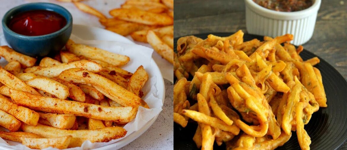 Crispy French Fries Pakora Recipe | Quick And Delicious Street Style Recipe | By PK Kitchen Recipe