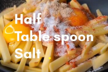 Crispy Egg French fries #food #frenchfries #fries