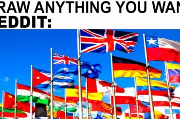 The War of World Flags... r/place