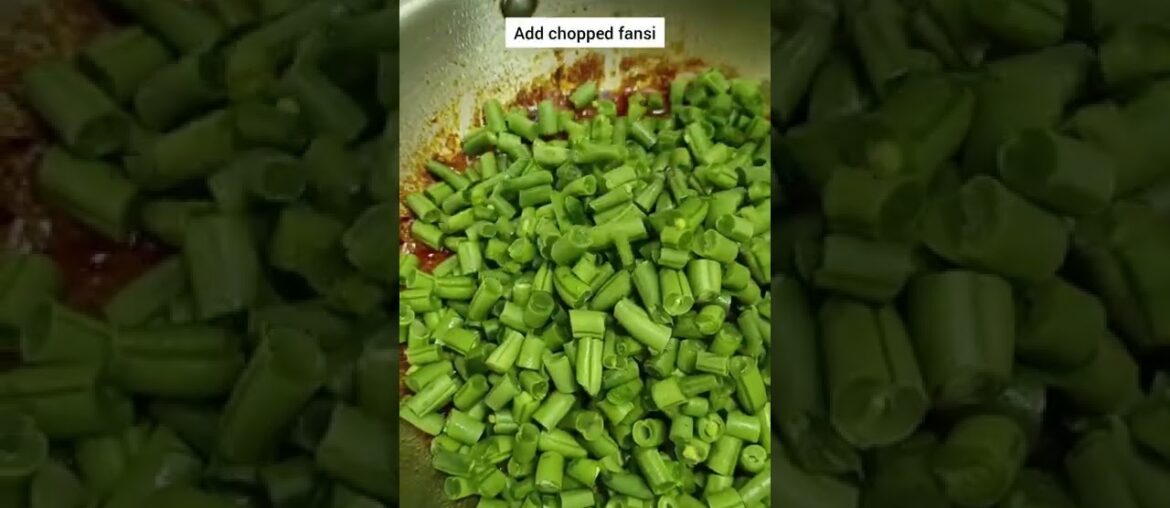 Fansi Easy Recipe | French Beans Easy Recipe |