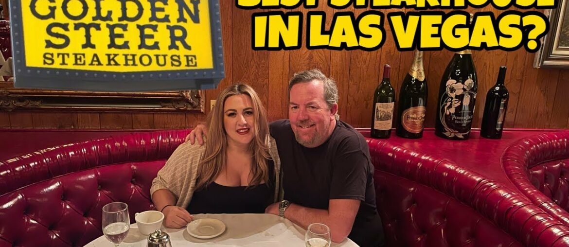 THE BEST STEAKHOUSE IN LAS VEGAS!? Our Epic Date Night at the Historic “Golden Steer” Restaurant