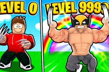 BECOMING GOD MODE WOLVERINE IN ROBLOX CLAW SIMULATOR WITH CHOP