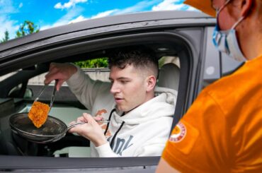 Cooking Fried Chicken In The Drive Thru