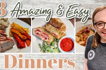 3 QUICK & EASY DINNER RECIPES | WEEKNIGHT DINNERS | WINNER DINNERS | NO. 124