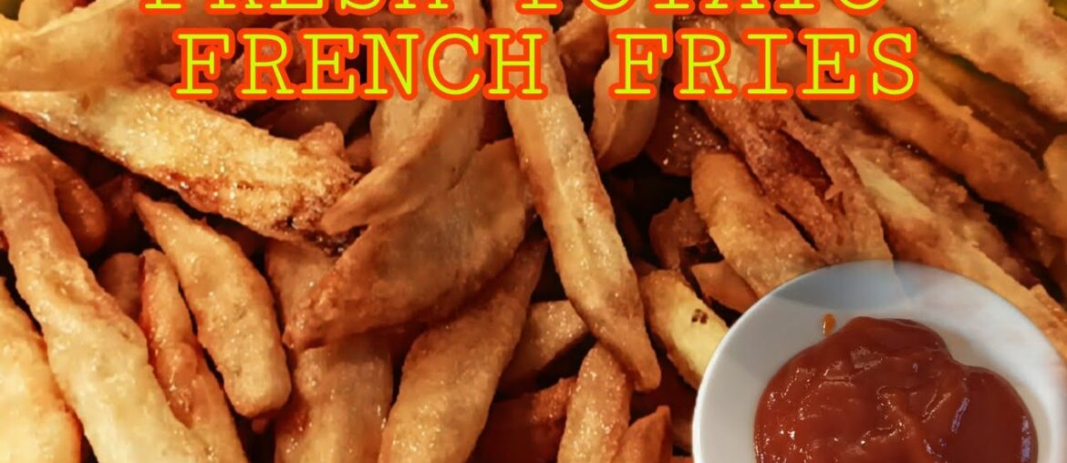 HOMEMADE FRENCH FRIES RECIPE, #frenchfries #fresh #potato