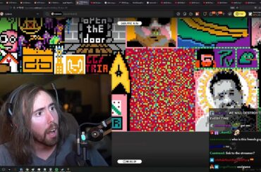 Asmongold gets counter-attacked by the French on r/place