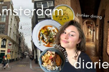 amsterdam diaries ep. 10 | dining in an abandoned bunker, bowling and study & cake dates