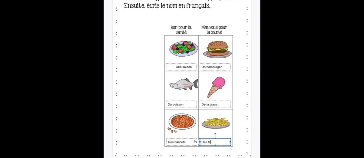 French Food La Nourriture Google Drive Activities French Food La Nourriture Google Drive Activities