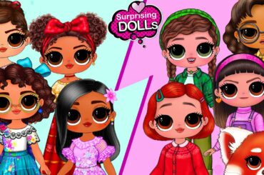 Encanto Isabela, Mirabel, Dolores and Turning Red Clothes Switch Up - DIY Paper Dolls & Crafts