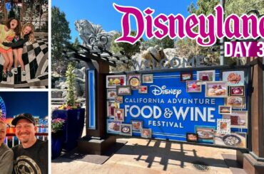 Disneyland Day 3 | DCA Food & Wine Festival | Amazing Cast Member & Experience At Lamplight Lounge!