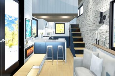 The Most Beautiful Floor Plan Tiny House with Dual Lofts
