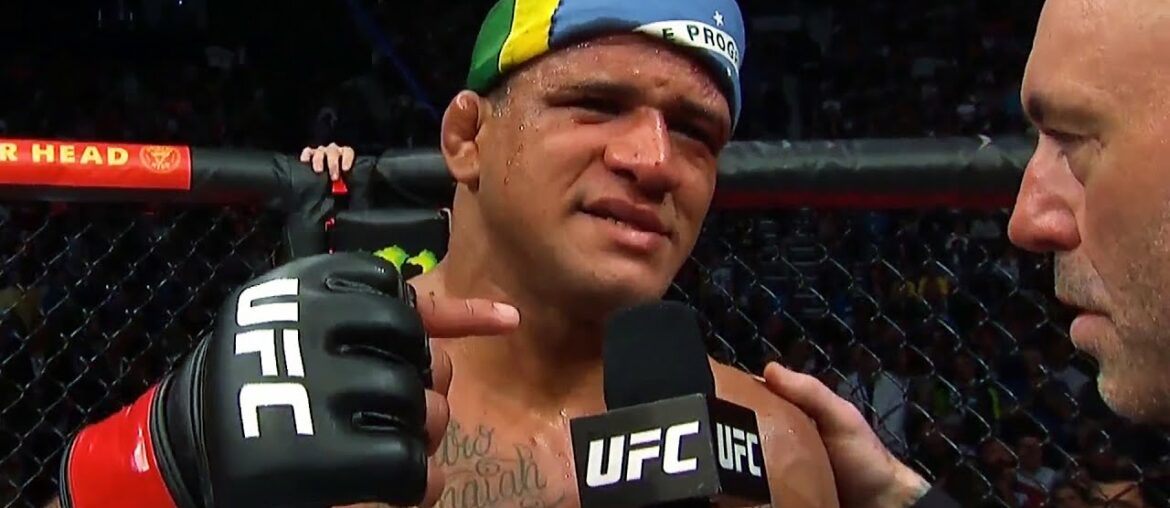 UFC 273: Gilbert Burns Octagon Interview