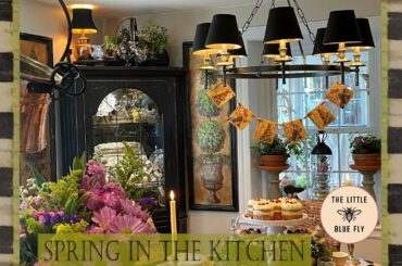 5 FRENCH/ENGLISH COUNTRY SPRING VIGNETTE IDEAS || VINTAGE TEA CUPS, PLATES, & TRAYS