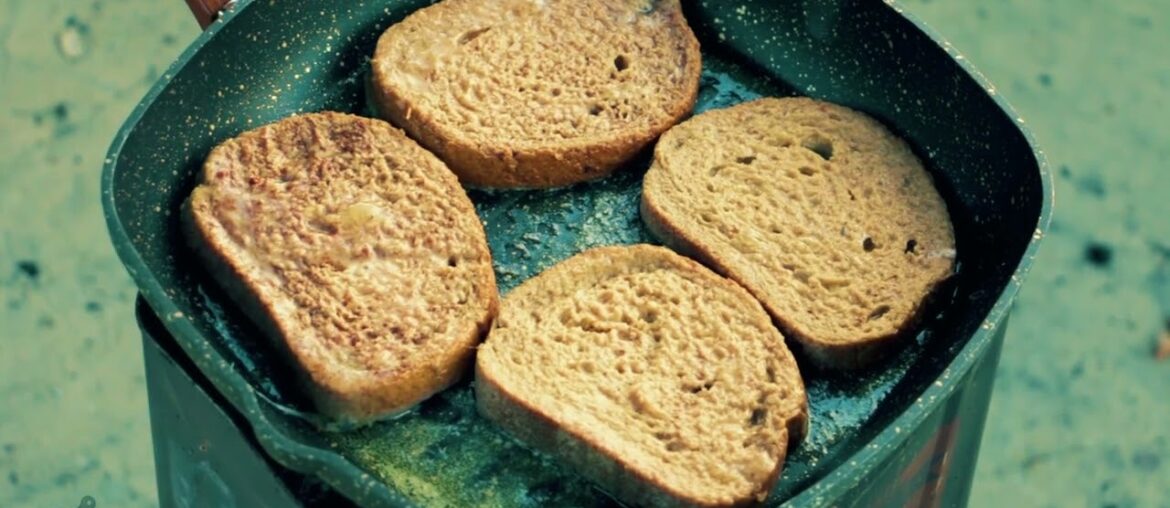 Different French toast recipes in winter nature Different French toast recipes in winter nature