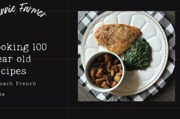 100 year old recipe - Spinach (French style)