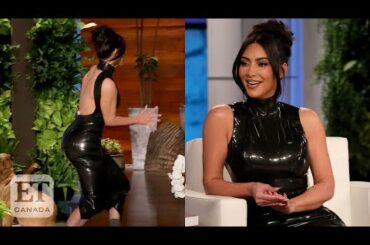Kim Kardashian Runs Off Screaming During 'Ellen' Appearance