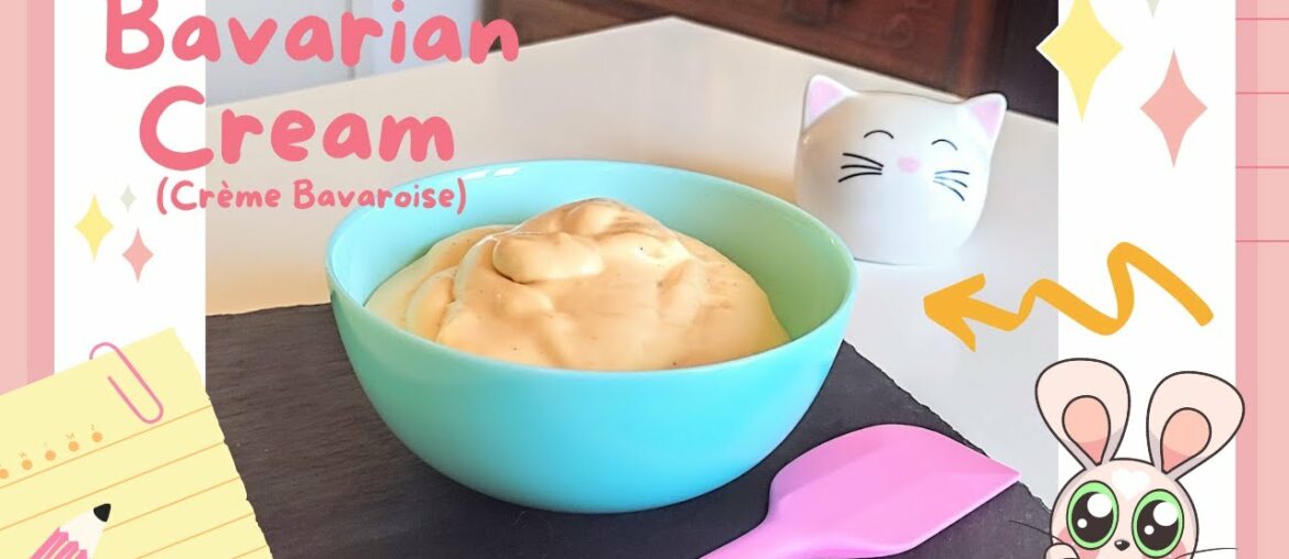 How to make caramel Bavarian cream (step by step tutorial) : one of the basics of French pastry