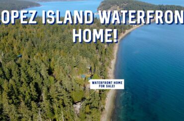 Lopez Island Waterfront Custom Home!