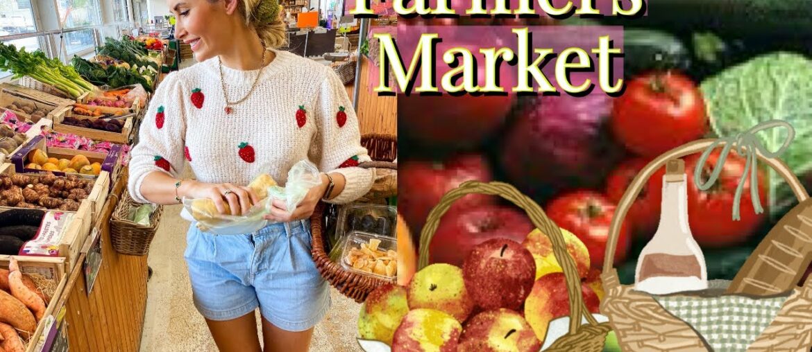 COME TO THE FARMERS MARKET WITH ME! SOUTH OF FRANCE FRESH GROCERY SHOPPING!