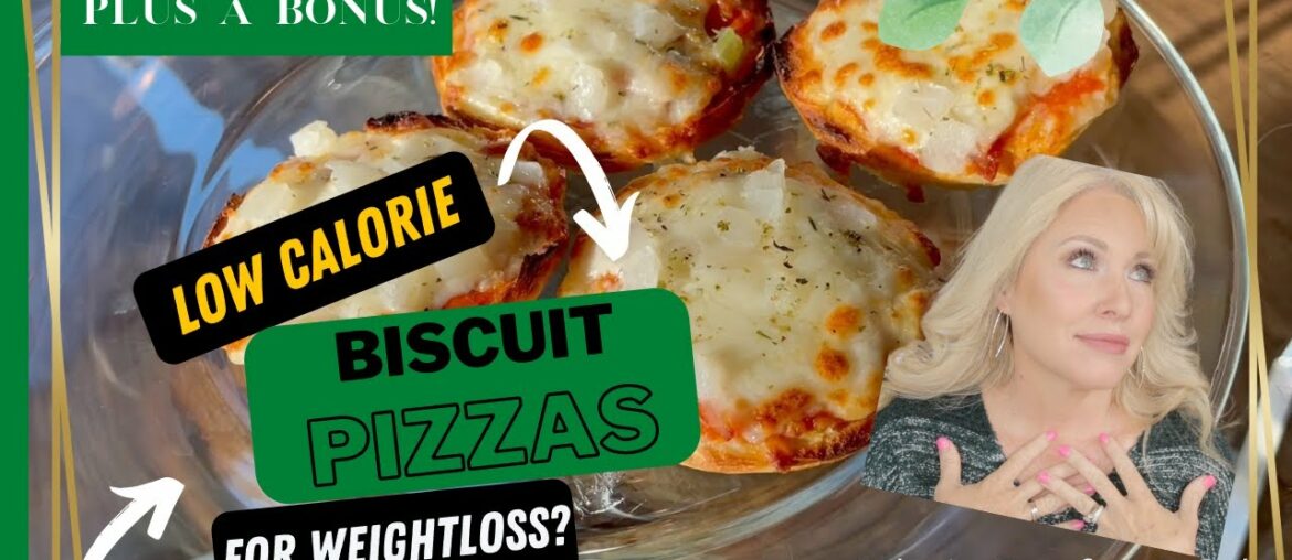 LOW CALORIE COMFORT FOOD/BISCUIT PIZZAS