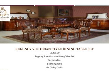 Antique French Dining Table And Chairs