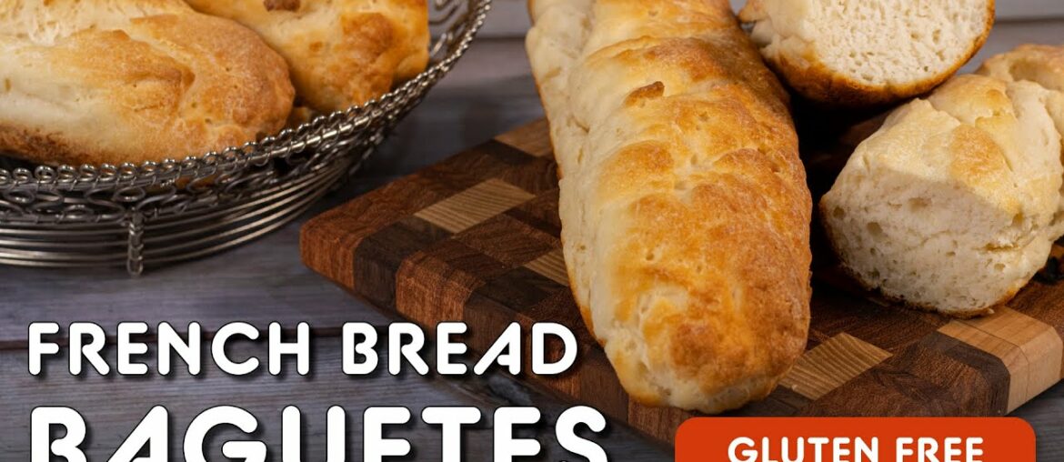 Crispy AND Chewy Gluten Free French Bread Baguette Recipe | Dairy Free Too! | gf explorers