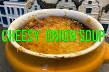 CHEESY FRENCH ONION SOUP
