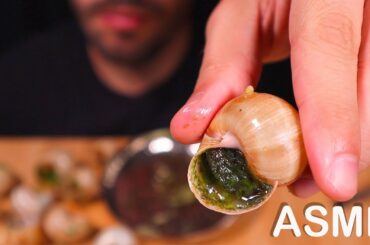 ASMR FRENCH FOOD SNAILS (ESCARGOT) Eating Sounds EXOTIC FOOD