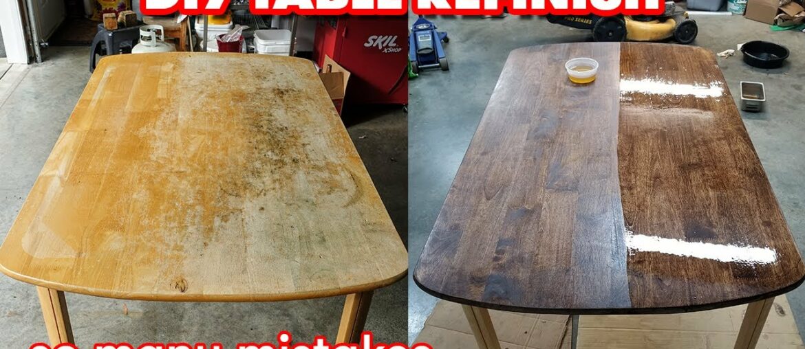 DIY | How to Refinish an Old Dining Table DIY | How to Refinish an Old Dining Table