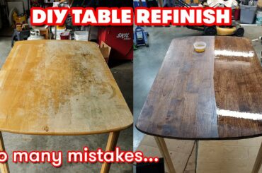 DIY | How to Refinish an Old Dining Table