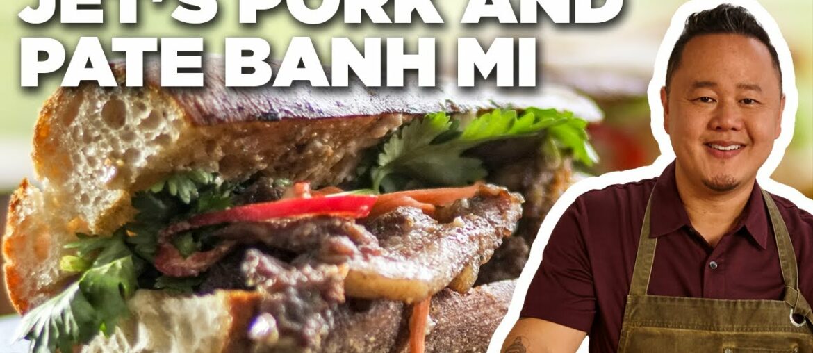 Jet Tila's Pork and Pate Banh Mi | Guy's Ranch Kitchen | Food Network Jet Tila's Pork and Pate Banh Mi | Guy's Ranch Kitchen | Food Network