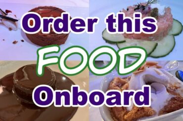 Disney Cruise Dining BEST ITEMS ON THE MENU | What to Eat on a Disney Cruise