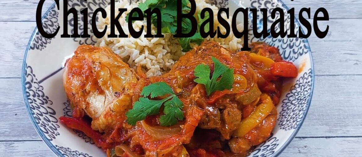 The World's Most Delicious French Chicken Recipe - Chicken or Poulet Basquaise -  Mediterranean Diet