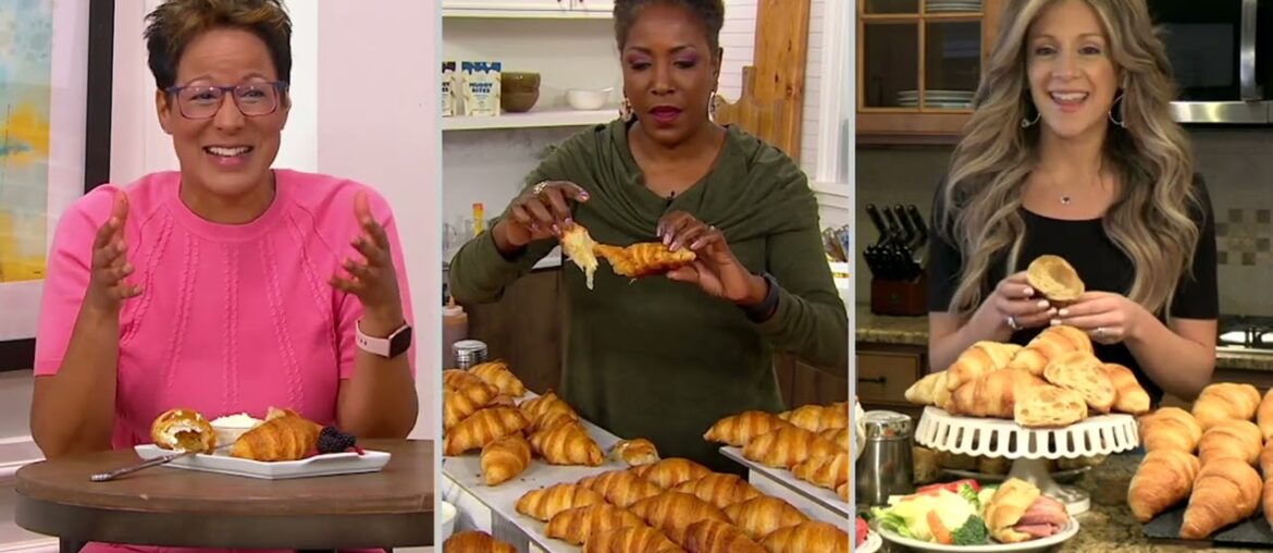 Authentic Gourmet 20, 40, or 60 French Butter Croissants on QVC