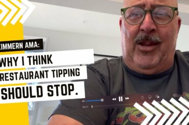 AMA: Why I Think Restaurant Tipping Should Stop