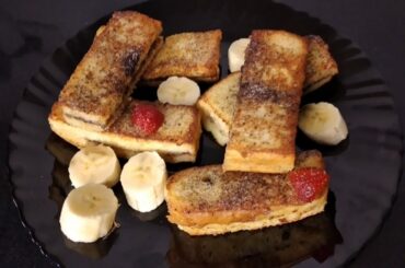 French toast Very Easy Recipe / bared recipe/ by More food by Bina
