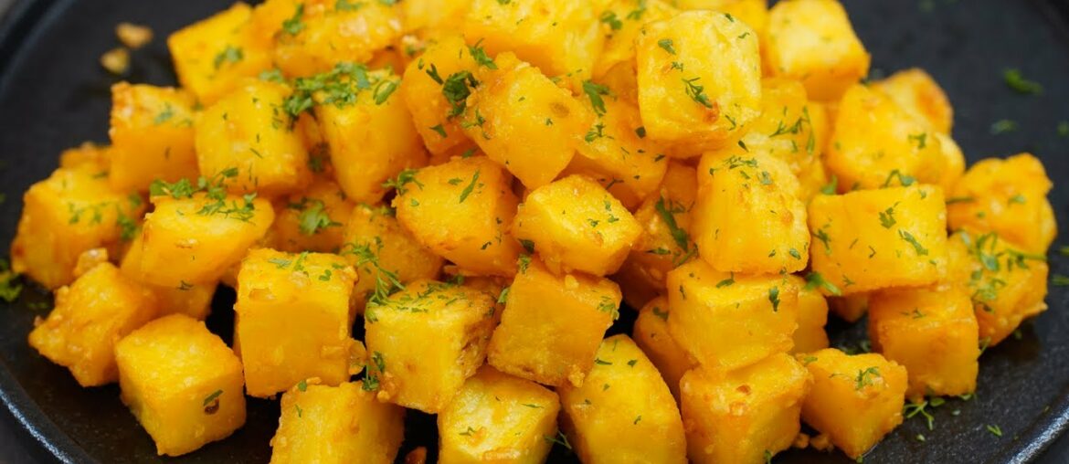 Crispy French Fries Recipe with Garlic Butter ! Delicious ! Simple and easy ! Potato Recipes