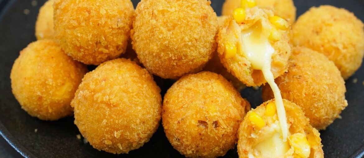 Potato Cheese Balls ! Easy French Fries Recipe ! Crispy and Delicious