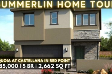 Summerlin New Home Tour | Sequoia at Red Point | 2,662 SQ FT | Two Story | $685,000 Starting | Loft