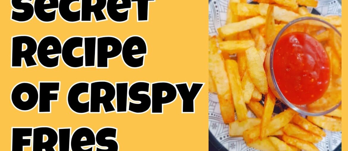 CRISPY FRENCH FRIES / RESTAURANT STYLE FRIES / EASY RECIPE
