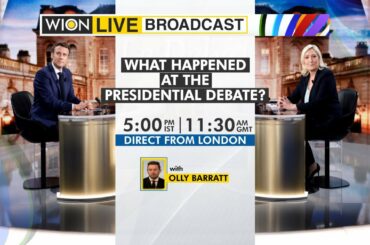WION Live Broadcast | Key takeaways from the French Presidential debate | Direct from London