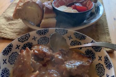 Chicken in wine #recipe