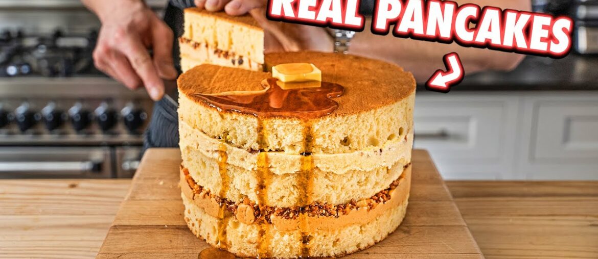 6 Million Subscriber Special: American Pancake Layer Cake 6 Million Subscriber Special: American Pancake Layer Cake