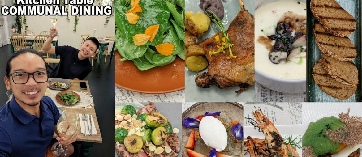 The Summerhouse Kitchen Table Communal Dining