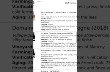 Cole Valley Tavern Wine list pronunciation guide