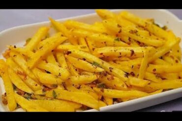 Crispy Garlic French Fries Recipe For RAMADAN By Kitchen Cafe