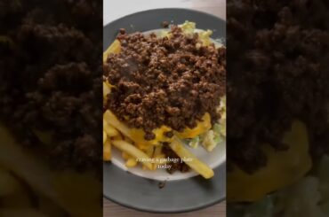 French fries / Cheese & Ground Meat | #shorts #food #recipe #foodie #eating #cooking #sweets