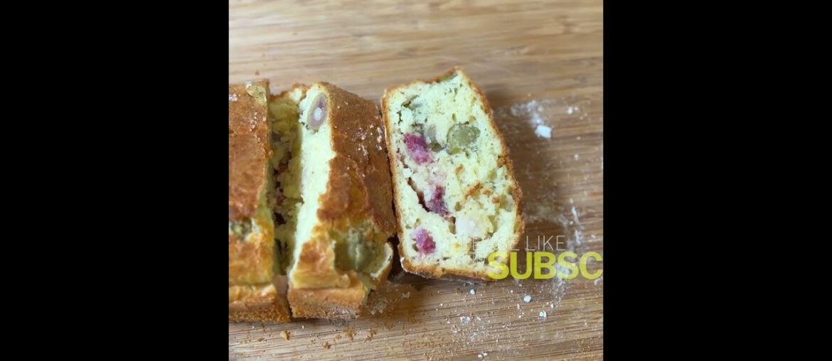 homemade delicious French  olive cake Easy recipe