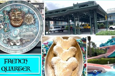 Disney's Port Orleans Resort - French Quarter / FULL Walking Tour of Resort, Dining & Pool