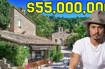 Inside Johnny Depp’s $55,000,000 French Village Home